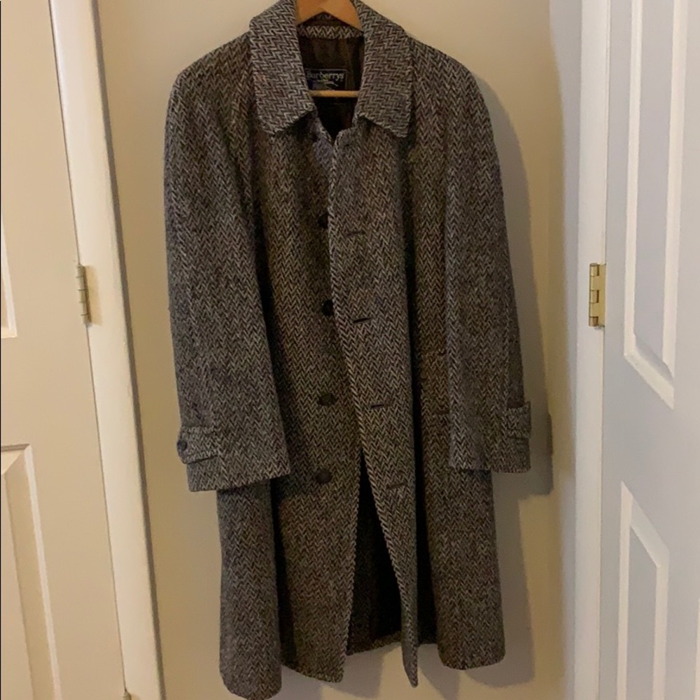 Vintage Burberry Men’s Wool Coat Size 40 Reg.